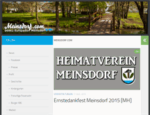 Tablet Screenshot of meinsdorf.com